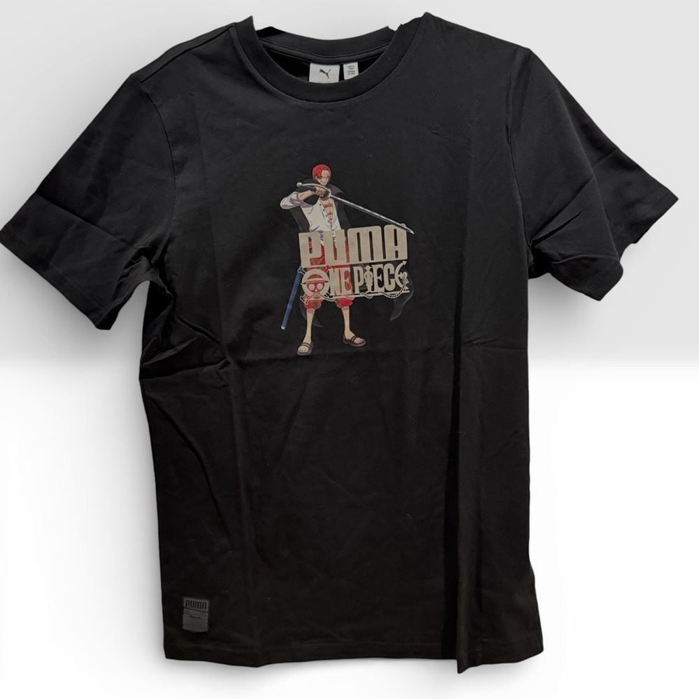Puma x One Piece Shanks Graphic T-Shirt Black Men's Medium NWT